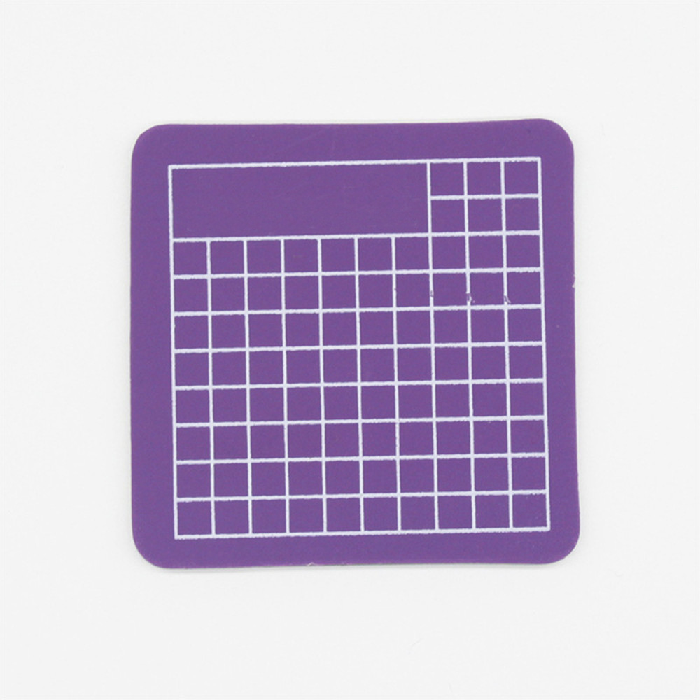 6*6cm PVC Cutting Mat Workbench Patchwork Cut for Scrapbooking Patchwork Carving Art Manual Tool Soft Self-healing Cutter Board: purple