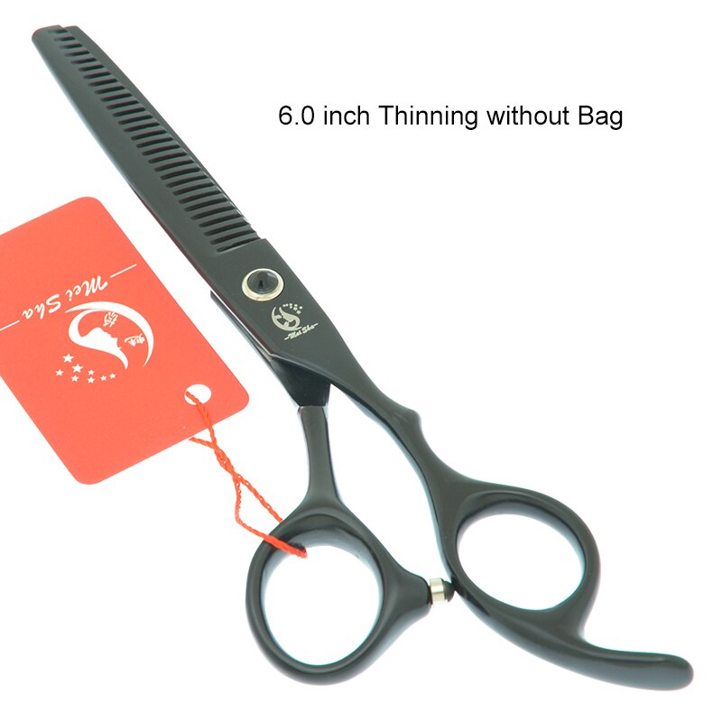 Ciseaux professionnels pour animaux de compagnie, 6.0 pouces, , pour toilettage de chien, coupe de poils d'animaux, ciseaux amincissants, accessoires pour chiens, A0076A: A0077A-05-60