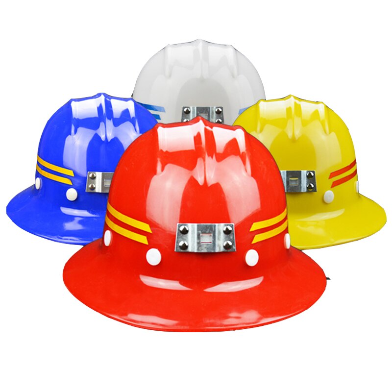 4 farver fuldkant hård hat konstruktion mine sikkerhedshjelm lette høj styrke arbejdshætte beskyttelseshjelme