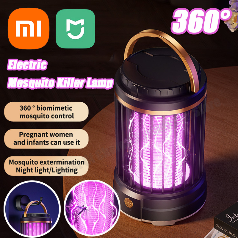 Xiaomi Portable Mosquito Killer Lamp 360° Biometric Mosquito Control Night Light Wall-mounted 4000mAh Recharge Safe for Kids