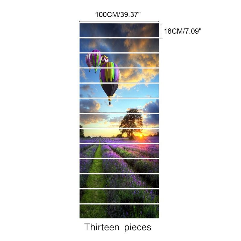 3D Stair Stickers Handicrafts Waterproof Removable Self Adhesive DIY Stairway Decals Stairs Decoration