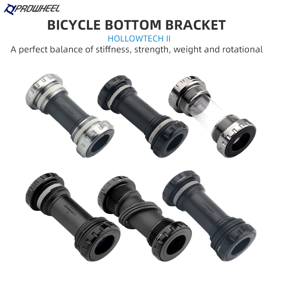 PROWHEEL Bicycle Bottom Bracket RBB68+ MBB73+ MBB68+ BB73+ Threaded Bottom Bracket MTB Bike Bearing MTB Sealed Bearing BB Part