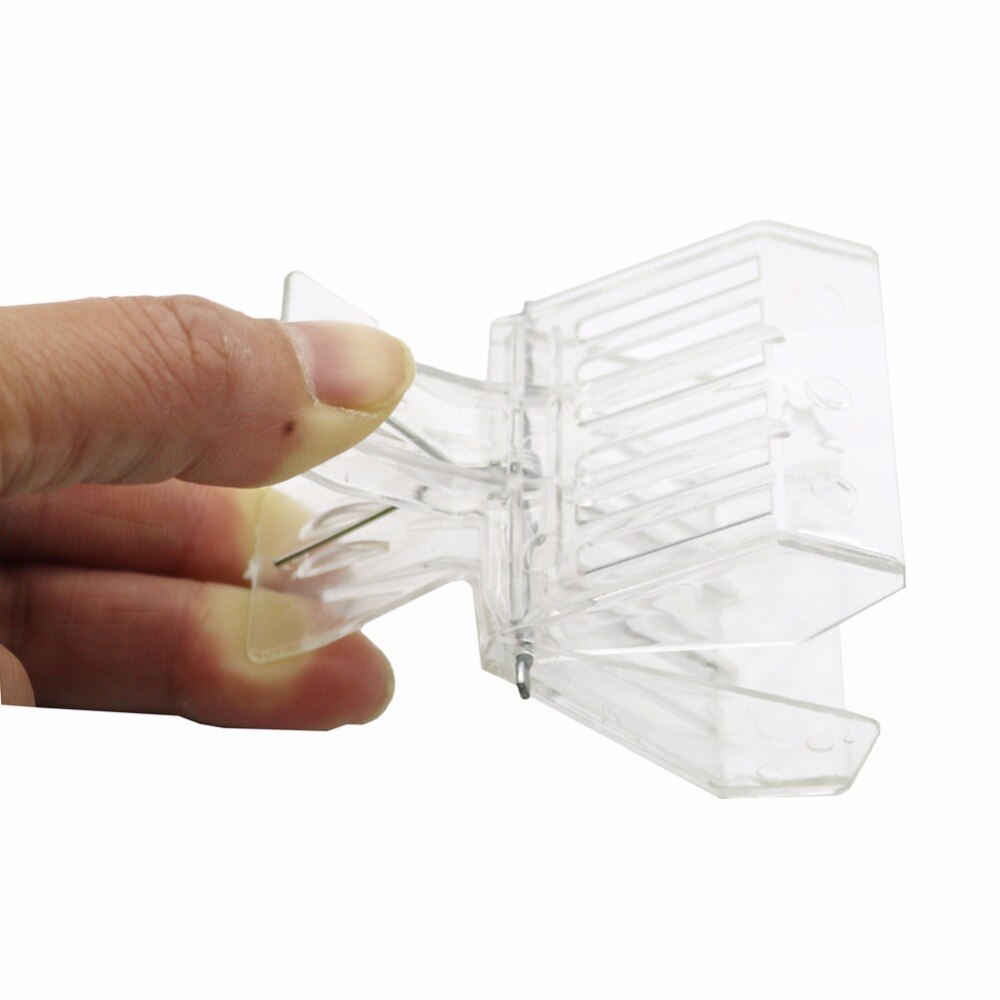 20 Pcs Beekeeping Tools Queen Cage Colorless Plastic Clip Bee Clip Beekeeping Equipment Isolation Room Insectary Box