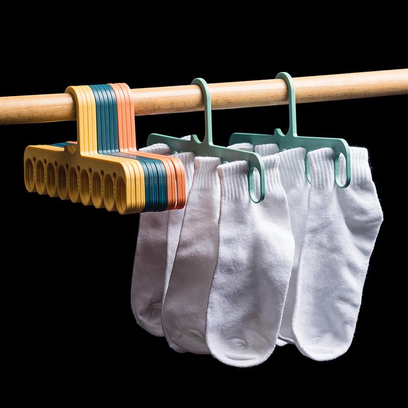 Coat Hanger Multifunctional Clothes Drying Rack Drying Clothes Pants Socks Towel Wardrobe Space Saver Hook Plastic Organize