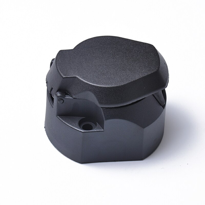 12V 7-Pin Flat Round Trailer Connection Socket European Standard Truck Trailer Link Flat Round Cars Trailer Connector