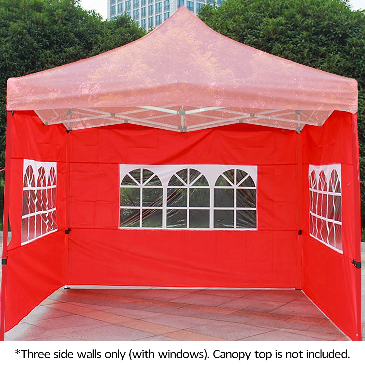 Oxford Cloth Party Tent Side Walls Waterproof Garden Patio Outdoor Canopy 3x3m Sun Wall Sunshade Shelter Tarp Sidewall Sunshade