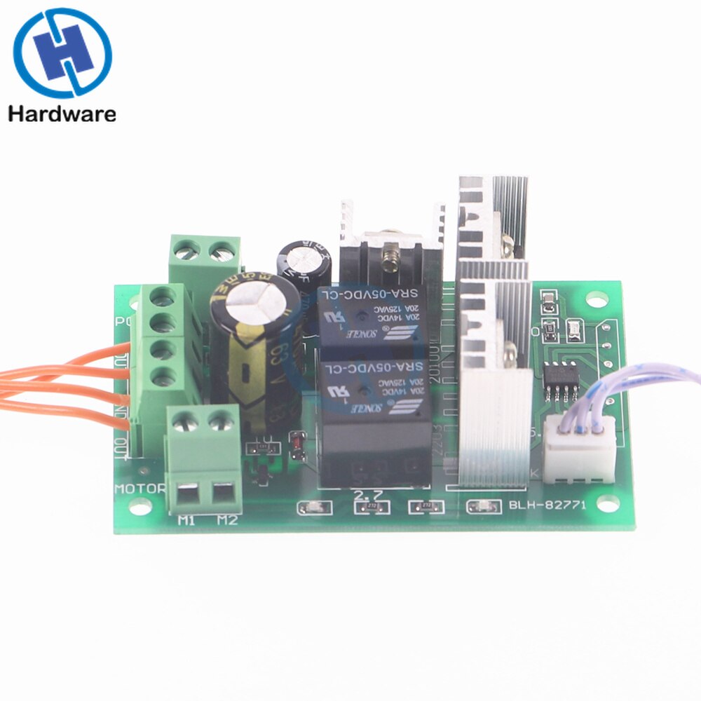 Dc 6-24V 6V 9V 12V 24V 10A Pwm Dc Motor Speed Controller Vooruit achteruit Omkeerbare Schakelaar Rc Controle Regulator