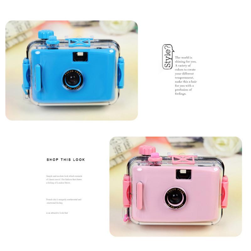 LOMO Waterproof Camera Underwater With A Depth Of 1-2 Meters Shockproof Children's Cute Camera Non-disposable Shooting Equipment