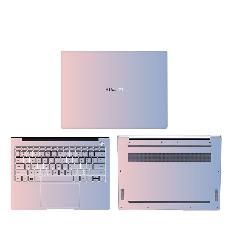 Full Body Cover Skins for HUAWEI MateBook D 14 D 15 Gradient Vinyl Decal Laptop Sitcker for HUAWEI MateBook D 15 Protective Film: MateBook D 14 2019 / Option 2