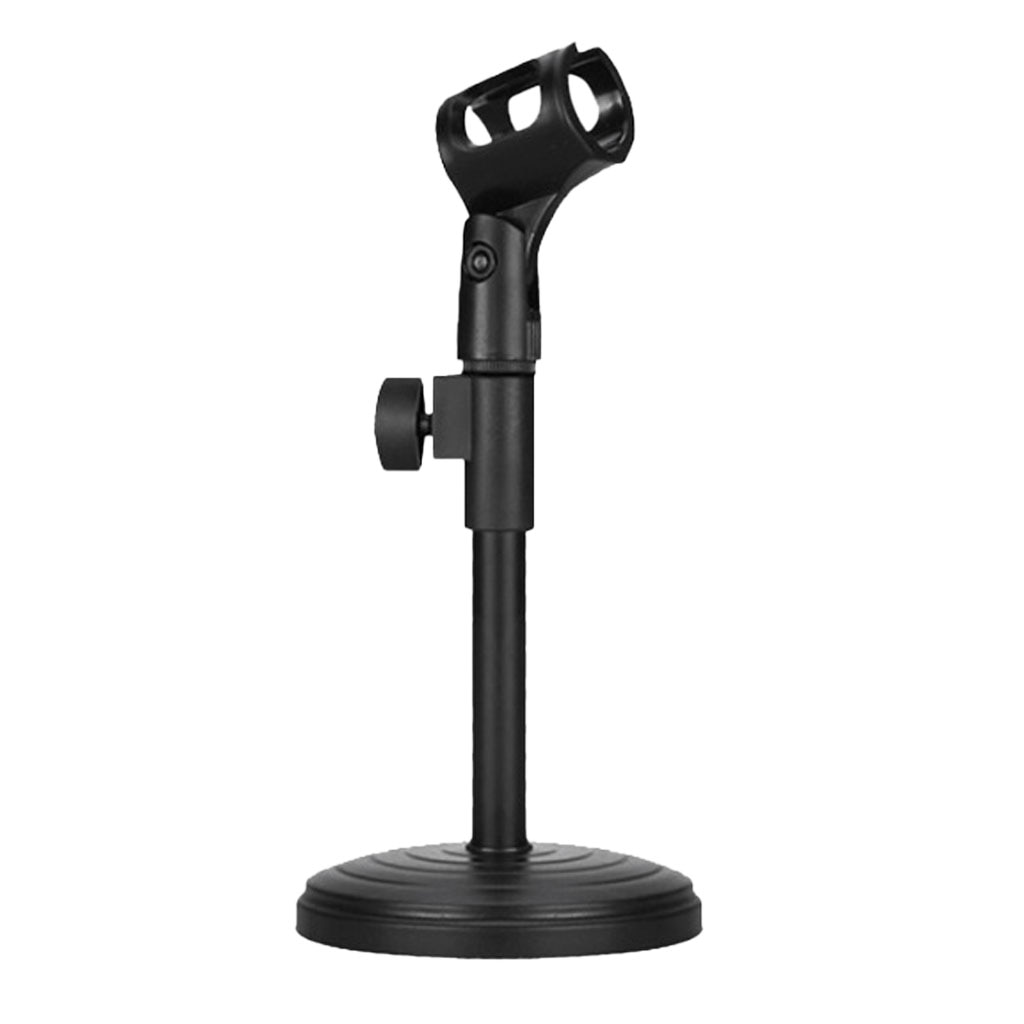 Adjustable Desk Mic Stand Desktop Tabletop Table Top Short Microphone Stand