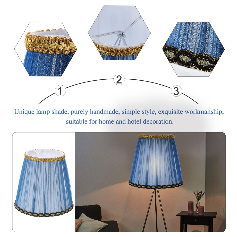 1pc Cloth Art Lamp Shade Lamp Cover Lamp Supply Floor Lamp Accessory