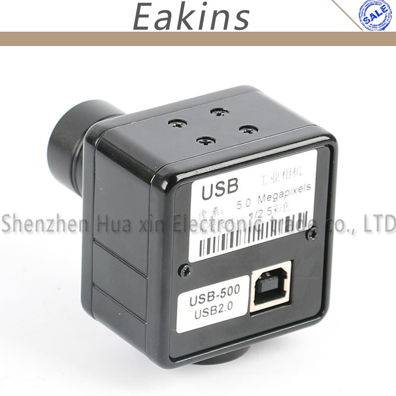 5.0MP USB Cmos Camera Electronic Vdieo Digital Eyepiece Industry Microscope 23.2mm Adapter C-mount For Biological Microscope