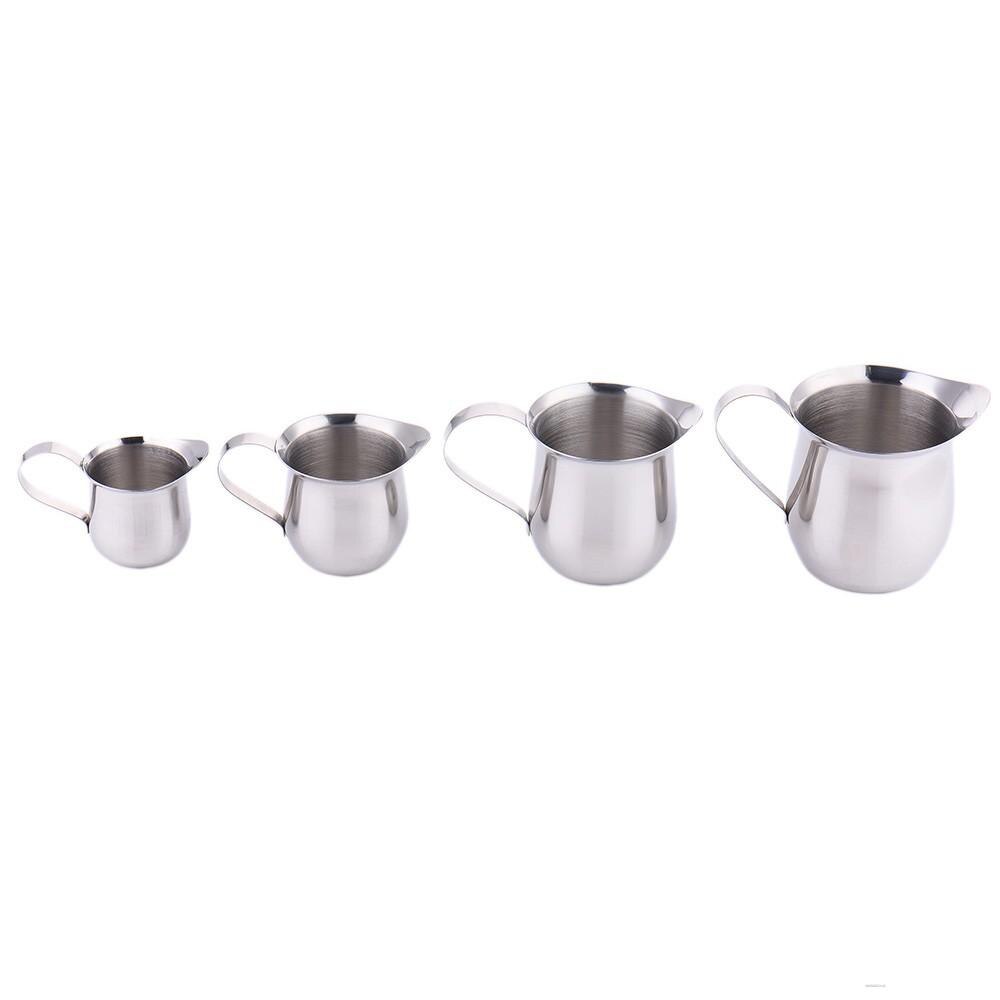 Milk Honey Sauce Cup Stainless Steel Milk Tumblerful Condensed Milk Cup Drum-shape Container Small Milk Cup Syrup Condensed