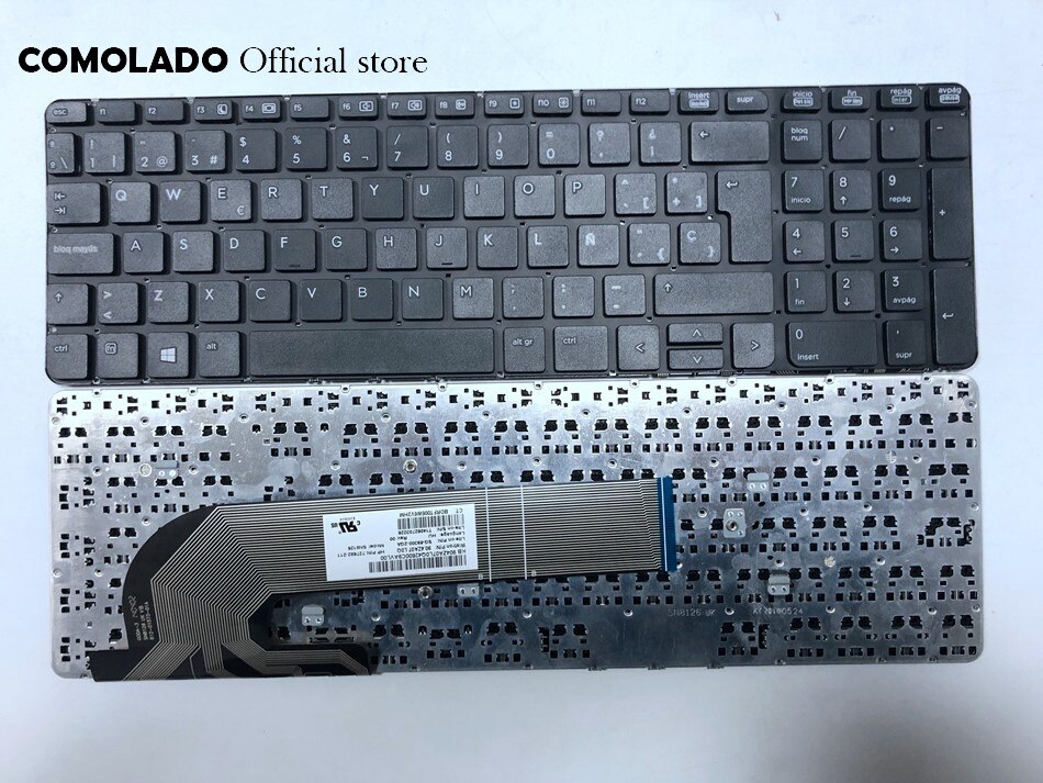 Italiano Portguese Bélgica español turco nórdicos teclado para HP PROBOOK 450 G0 G1 470 455 G1 450 G2 455 G2 470 G0 G1 G2 S15 S17: SILVER