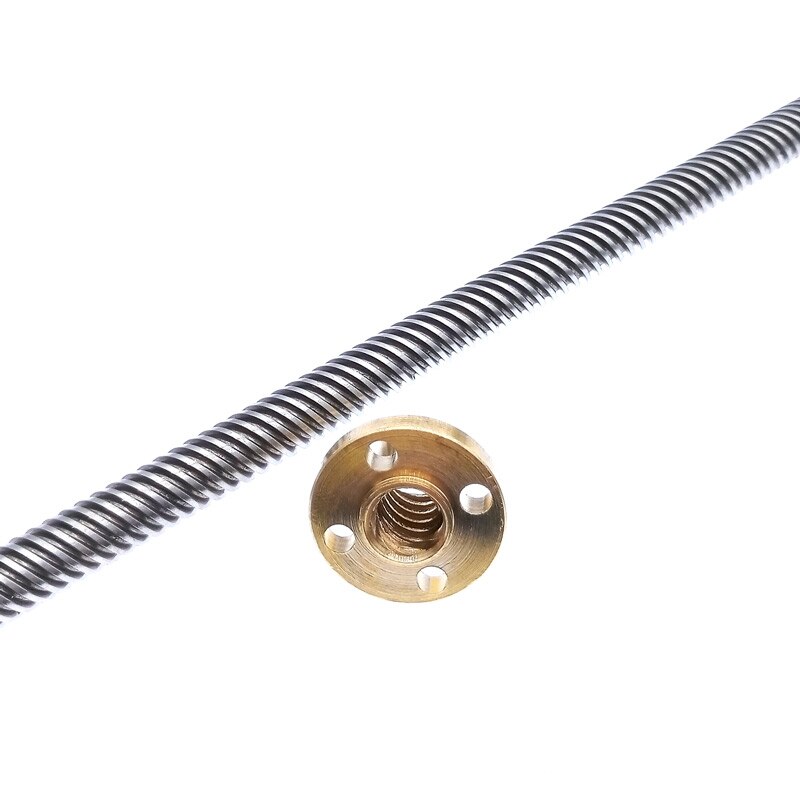 Lead Screw T8 150mm Linear Guide 3D Printers Parts helical pitch 2mm 4mm 8mm 10mm 12mm Trapezoidal Screws with nut