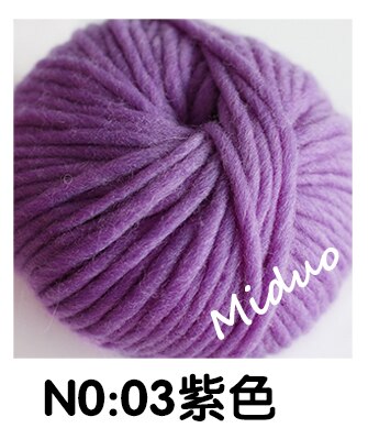 6mm Natural Merino Wool Chunky Yarn Felt Wool Roving Soft Yarn for Spinning Hand Knitting Spin Yarn Winter Warm Free Needle 150g: Purple