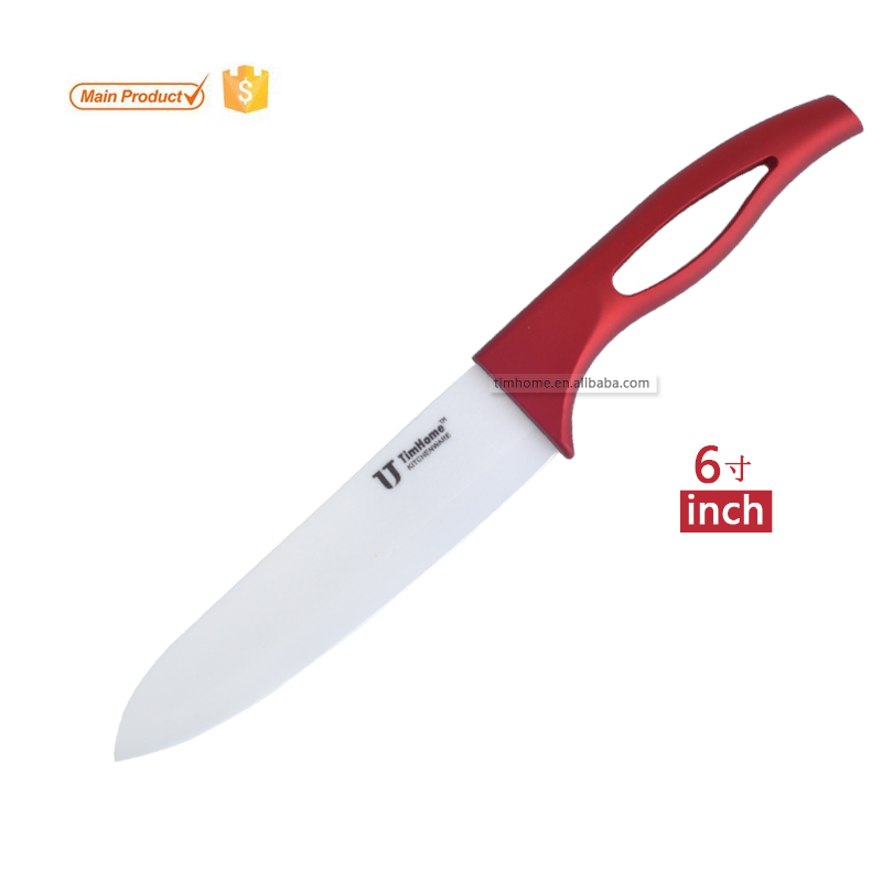 Smuk køkken keramisk kniv zirconia frugtskærekniv køkkenværktøj til grøntsager: 6 tommer