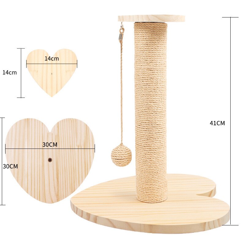 Sisal Cat Scratcher Cat Scratching Post Claw Sharpener Wearable Won't Fall Cat Climbing Shelf Funny Cat Toys Cat Supplies: Option 5