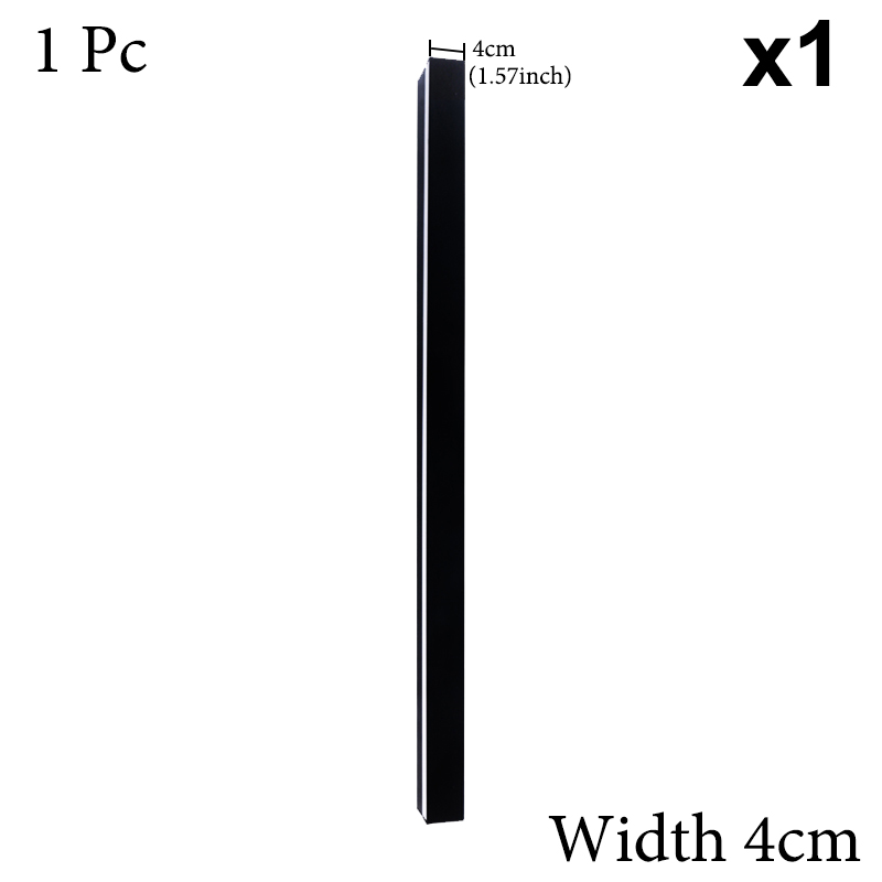 Lámparas de pared largas para exteriores, línea impermeable, luz minimalista, tira larga, decoración de jardín, fondo de Villa, luces de pared para jardín IP65: Gris claro / Blanco frío / 10 W