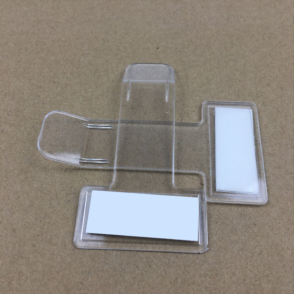 4 PCS Car Windshield Parking Ticket Holder, Transparent Plastic Parking
