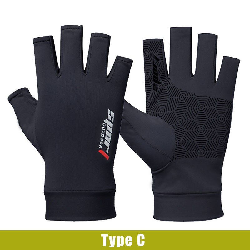 KoKossi – gants de pêche, une paire, protection des mains, libération professionnelle, antidérapants, pour sport, Fitness, cyclisme: Black C