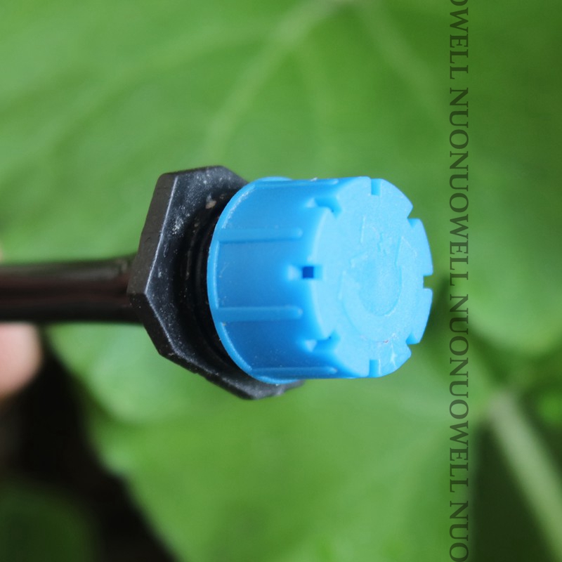 500~10pcs Adjustable Blue 8-Hole Irrigation Drippers Drip Head Sprinklers Bonsai Flower Drip Irrigation System Nozzles Emitters