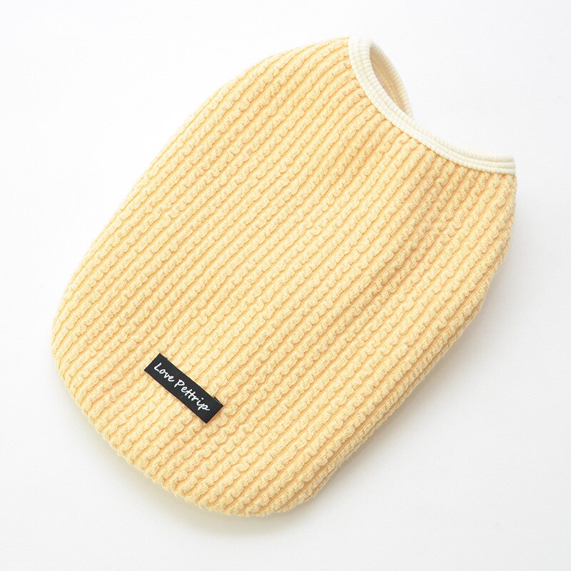 Kat Kleding Haarloze Kat Kleding Winter Verdikking Warme Sphynx Kat Kleren Thuis Comfortabele Winter Kleding: YELLOW / S