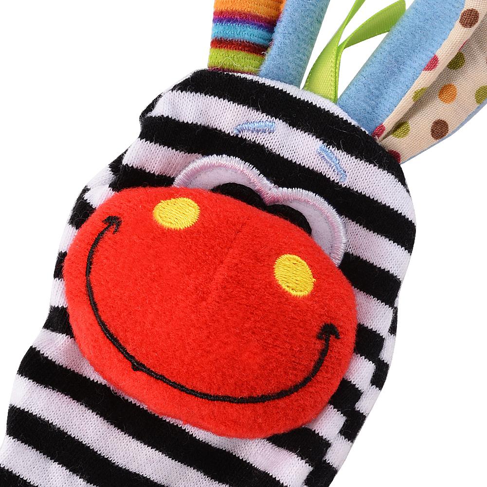 Kuulee 4 x più Nuovo Sonagli Da Polso Mani di Sedimento cercatori Del bambino infantile Molle Giocattolo Inerente Allo Sviluppo di da lanlan