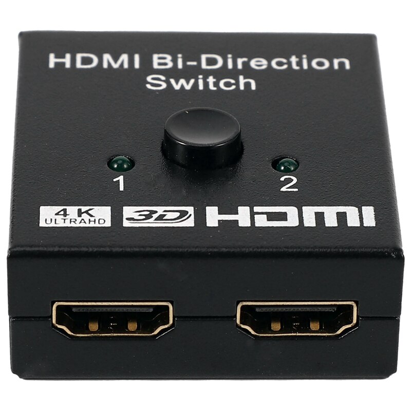 HDMI 2.0 Bi-Direction Switch 1080P 3D 4Kx2K HDMI Switcher 2X1 or 1X2 HDMI Splitter Switch for DVD HDTV PS3 PS4 NS Switch