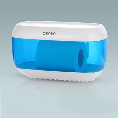Soporte de papel higiénico montado en la pared, caja de papel higiénico, estante de almacenamiento de rollo de papel impermeable, organizador de tubo de papel para Baño: CF086-1