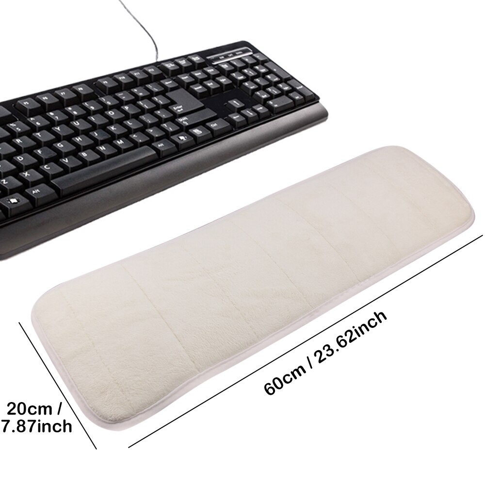 VONETS teclado suave almohadilla Ultra algodón absorbente de sudor Anti-slip ordenador muñeca alfombrilla para codos para oficina mesa de escritorio