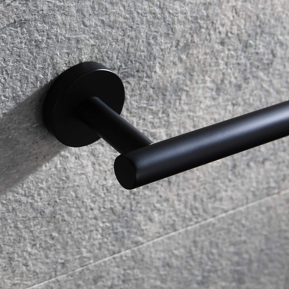 Black Toilet Paper Holder stainless Steel Wall Mount shelf paper towel for bathroom accessories D24