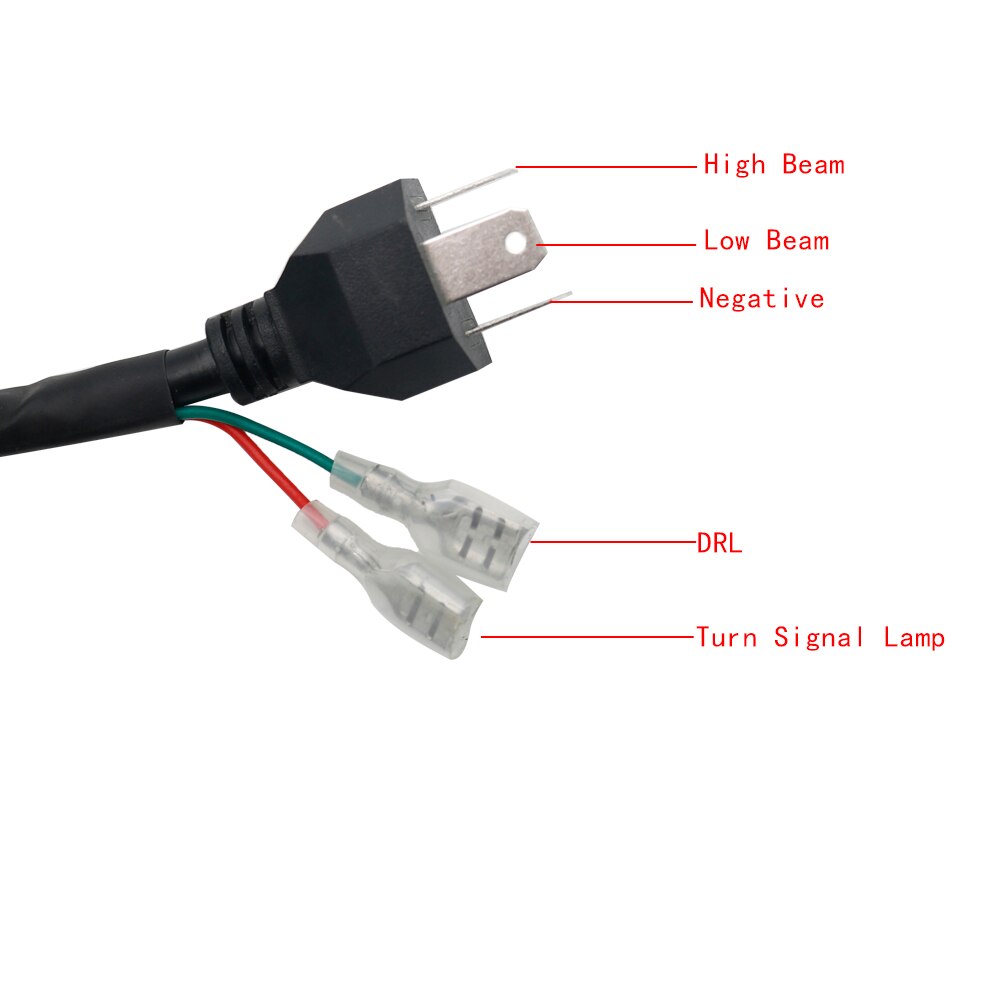 Proyector Led de 5,75 pulgadas para motocicleta, faro delantero H4 de 5,75 pulgadas con ojo de Ángel para Harley Bike, Sportsters XL, XG, XR, VRSCD, Dyna