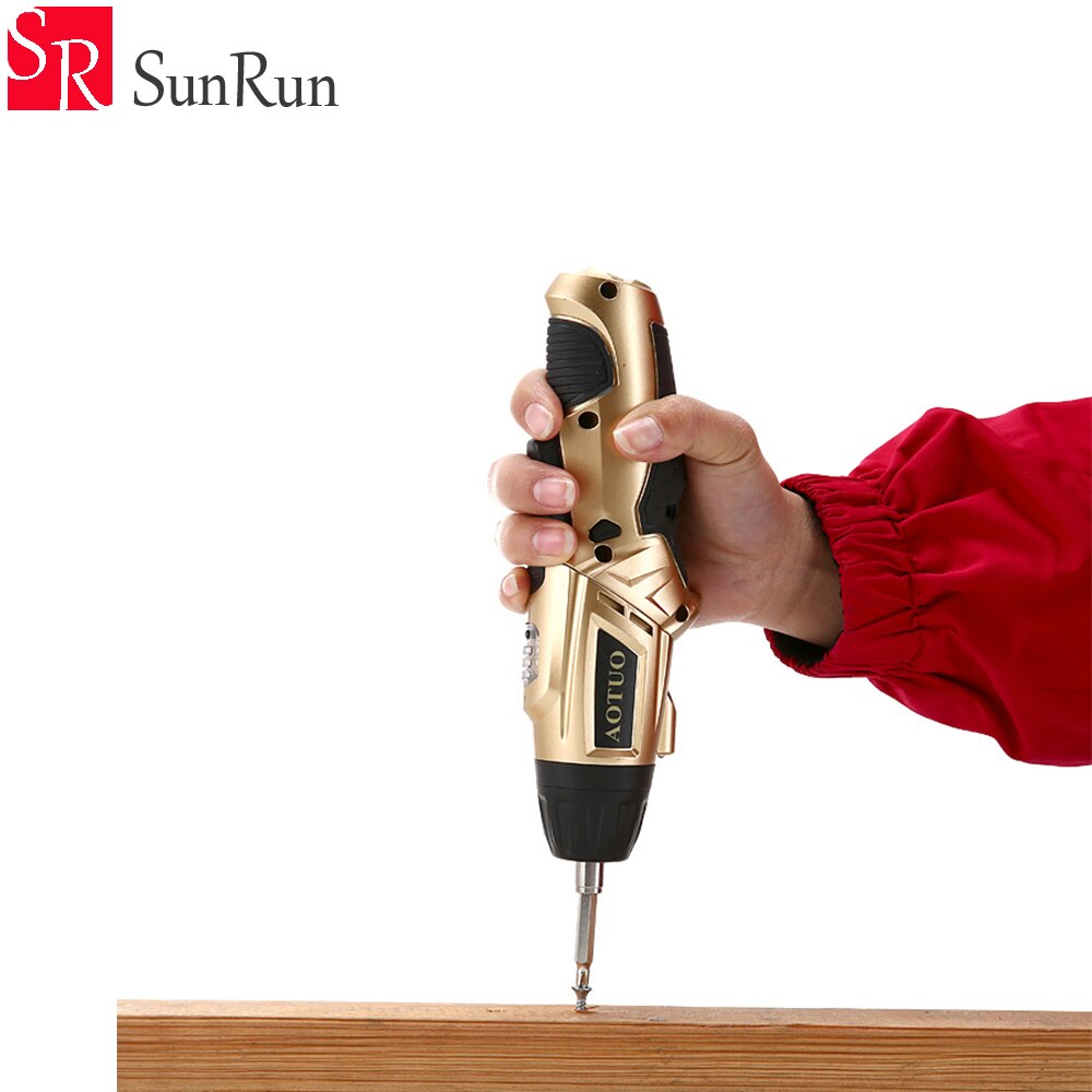 4.8V 45 Piece/set electric screwdriver drilling tighten the screws multi-function power tool