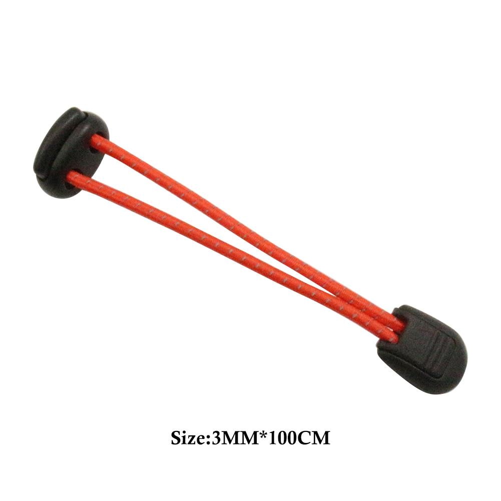1 Paar Elastische Lui Geen Tie Schoenveters 8 Kleuren Sport Runner Veters Lock Reflecterende Unisex Schoenveters Schoenen Accessoires