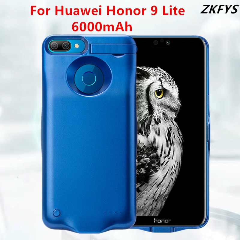 Acculader Gevallen Voor Huawei Honor 9 Lite Batterij Case Powerbank Cover 6000Mah Externe Batterij Opladen Power Bank Case