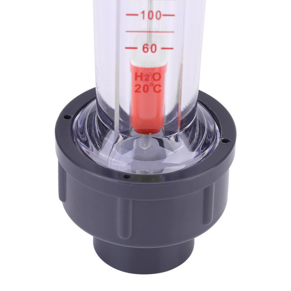 60-600L/H Plastic Tube Flow Meter Liquid Water Rotameter BSP Thread Flow Measuring Instruments for Chemical Petroleum Industry