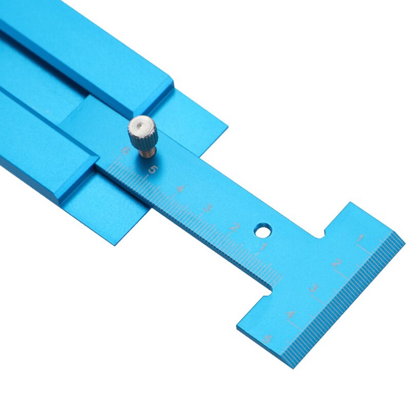 Table Saw Measuring Ruler Woodworking Gadget Depth Measurement Height Limit Gauge Tools for Wood Measuring