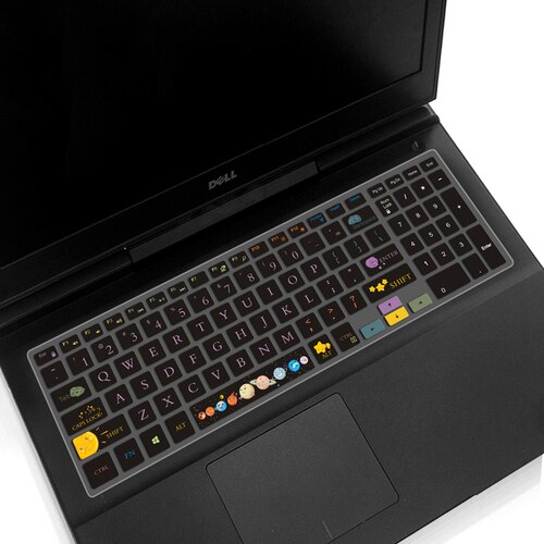 Protection du clavier pour Dell G3 3579 3590 Magazine de voyage 7000 G7 G5 Cahier 7559 Clavier Film de Protection 5577 Couverture de clavier: type8