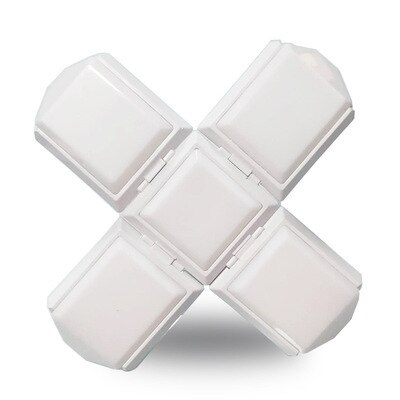 40w Square LED Garage Lamp E27 Deformation Industrial Light Folding Ceiling Fan Light For Warehouse Work Shop Home Lighting: Default Title