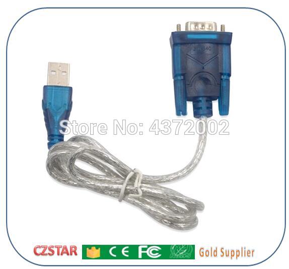 USB to RS232 COM Port Serial female PDA 9 Pin DB9 male Cable Adapter Support Windows7 windows XP