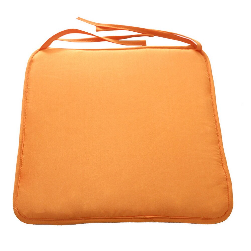 Faux peau de mouton chaise couverture multicolore poilu laine tapis coussin de siège longue peau fourrure plaine moelleux petits tapis lavable: Orange 37x37cm
