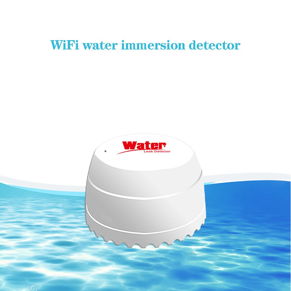 WiFi Smart Water Leakage Alarm Household Overflow Water Flooding Detector with Buzzer Smart Life APP Flood Alert Overflow Securi