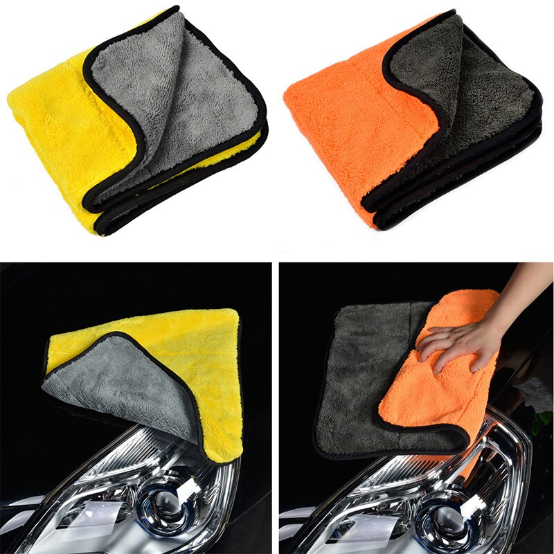 Super Thick Plush Microfiber Car Cleaning Cloths AUTOYOUTH Car Care Microfibre Wax Polishing Detailing Towels 45cmx38cm 3 Colors