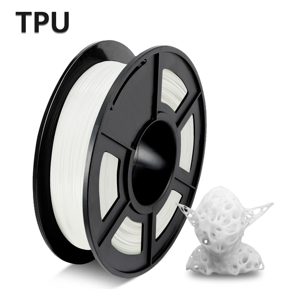Enotepad 3D Printer Filament TPU Filament 1.75mm 1.1LBS 0.5KG Low Odor Dimensional Accuracy +/- 0.02mm 3D Printing Filament: TPU-WT-0.5KG
