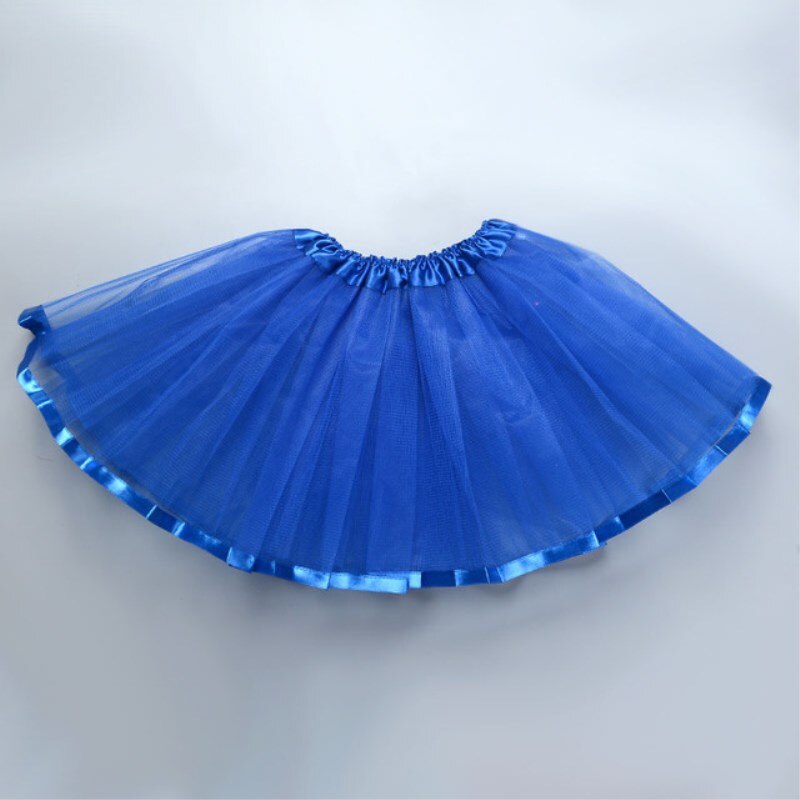 Jaar schattige meisjes tutu rokken babymeisjes pluizige pettiskirts rok prinsessenmeisje baljurk rok danskleding feest blauw: Blauw
