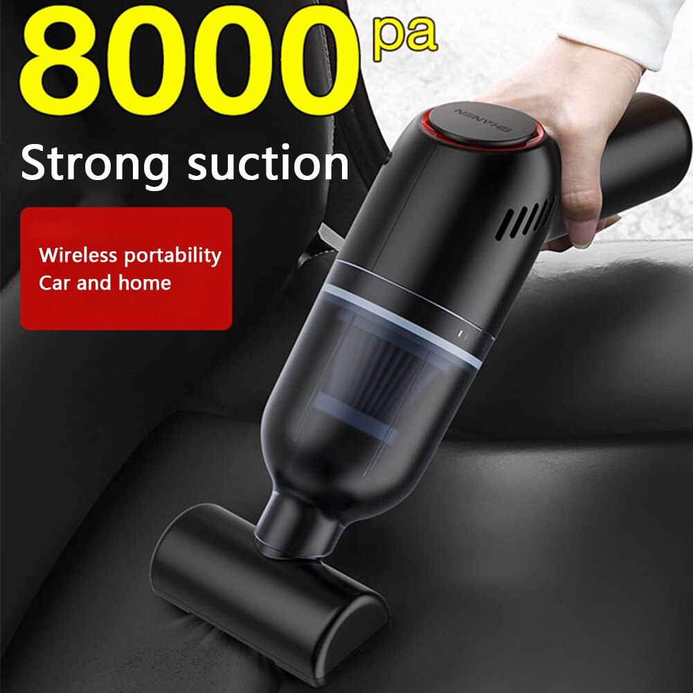 4500PA Handheld Vacuum Cordless Powerful Cyclone Suction Portable Rechargeable Vacuum Cleaner Quick Charge for Car Home Pet Hair