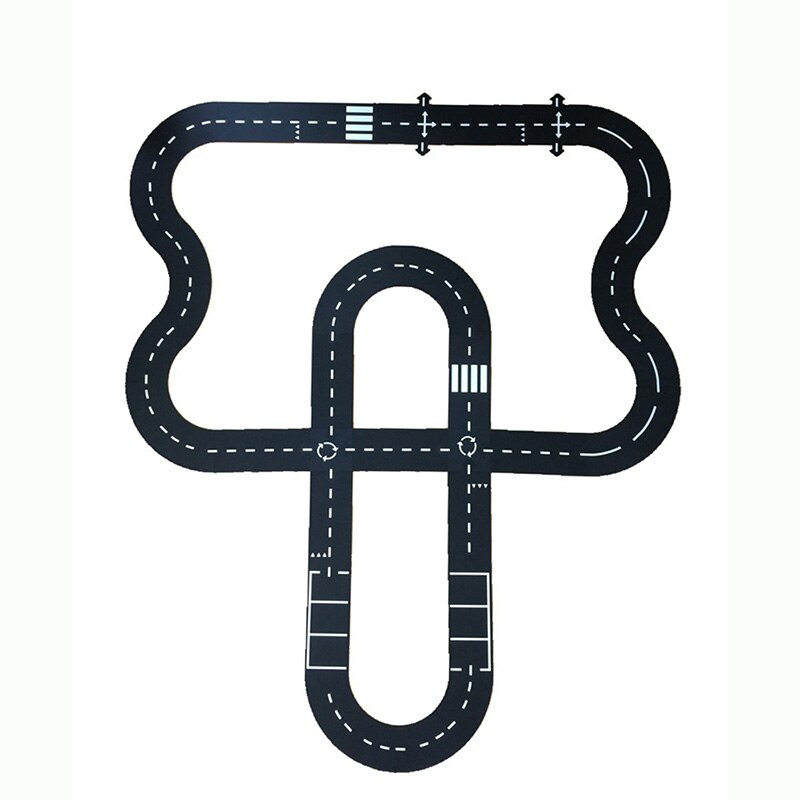 Puzzel Baby Mat DIY City Road Tapijt Voor Game Mat Nordic Baby Speelkleed Tapijt Educatief Speelgoed Auto Spoor Kinderen verjaardag: 40 pieces