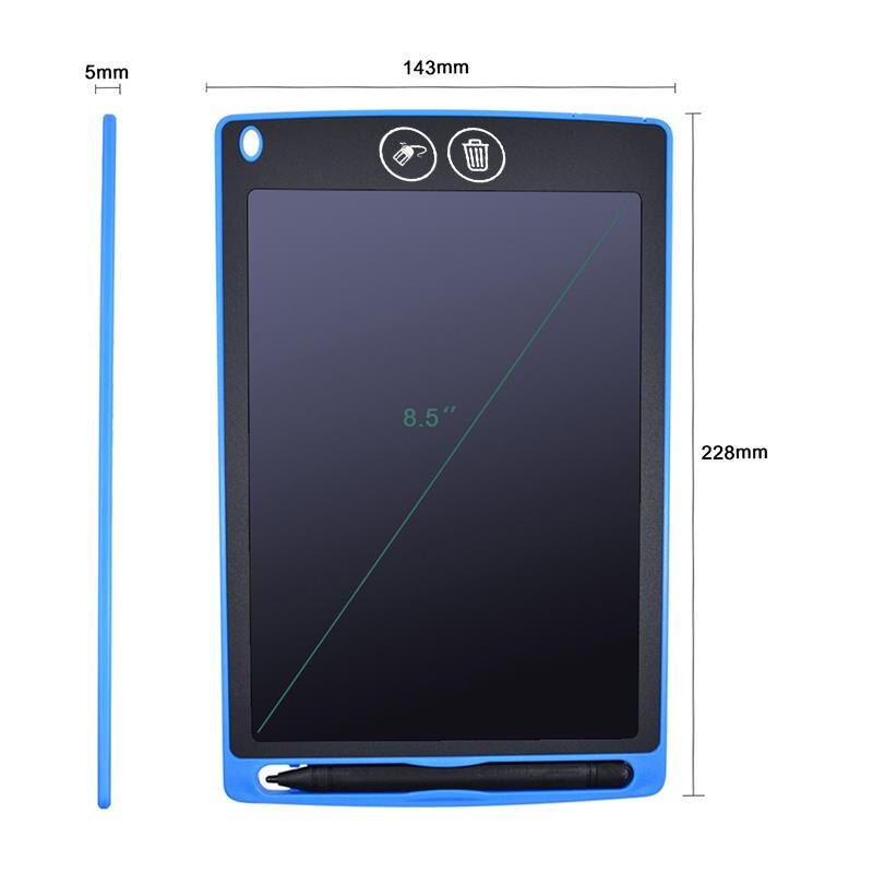 LCD Writing Tablet - 8.5 Inch E-writer - Digital Drawing Board with Stylus - Educational Toy