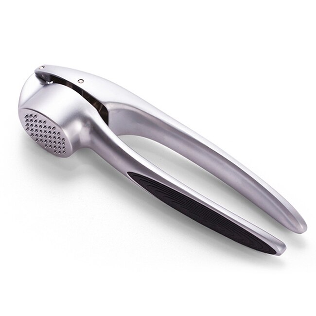De Metal de la prensa de ajo molino trituradora, picadora Presser cortador rallador de exprimidor con gran utensilios de cocina con mango: 09